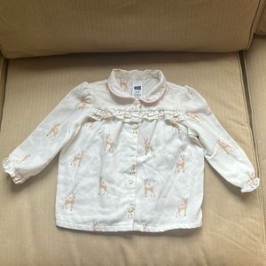 Janie and Jack Reindeer Pajamas Size 18-24 months